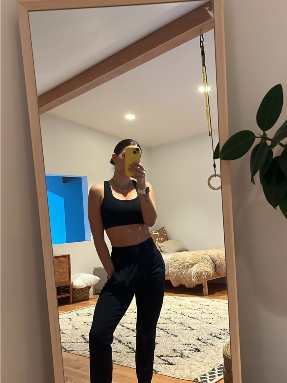 Beyond Yoga Black Track Pants & Joggers